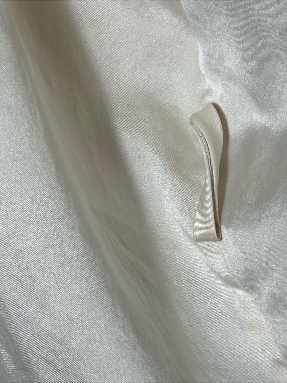 Vintage‎ Victorias Secret Silk Robe Size PS Petite Ivory Long Sleeve Sleep READ - Picture 8 of 14